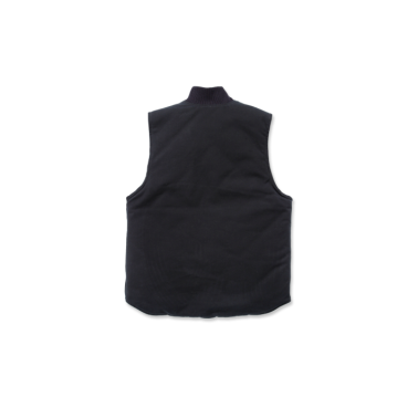 RELAXED FIT FIRM DUCK INSULATED RIB COLLAR VEST