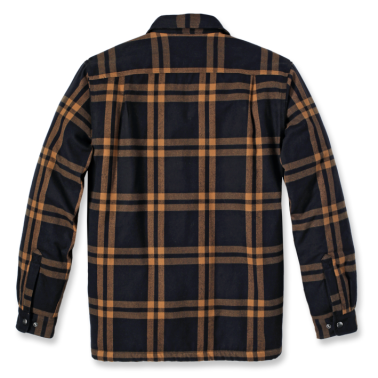 RELAXED FIT FLANNEL SHERPA-LINED SHIRT JAC