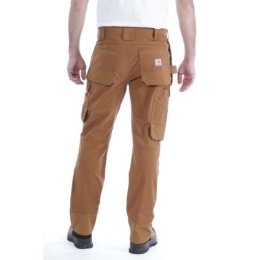 STEEL RUGGED FLEX™ RELAXED FIT DOUBLE-FRONT CARGO MULTI-POCKET WORK PANT