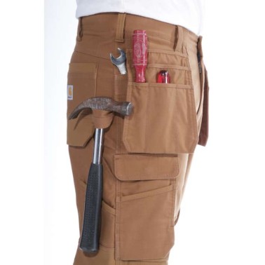STEEL RUGGED FLEX™ RELAXED FIT DOUBLE-FRONT CARGO MULTI-POCKET WORK PANT