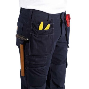STEEL RUGGED FLEX™ RELAXED FIT DOUBLE-FRONT CARGO MULTI-POCKET WORK PANT
