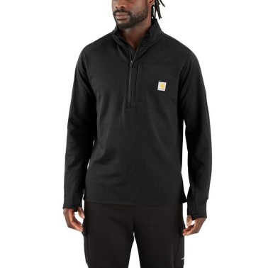 CARHARTT FORCE RELAXED FIT MOCK NECK HALF-ZIP T-SHIRT