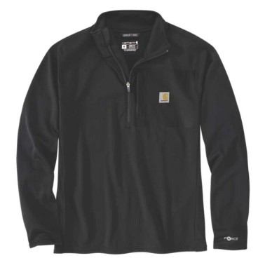 CARHARTT FORCE RELAXED FIT MOCK NECK HALF-ZIP T-SHIRT